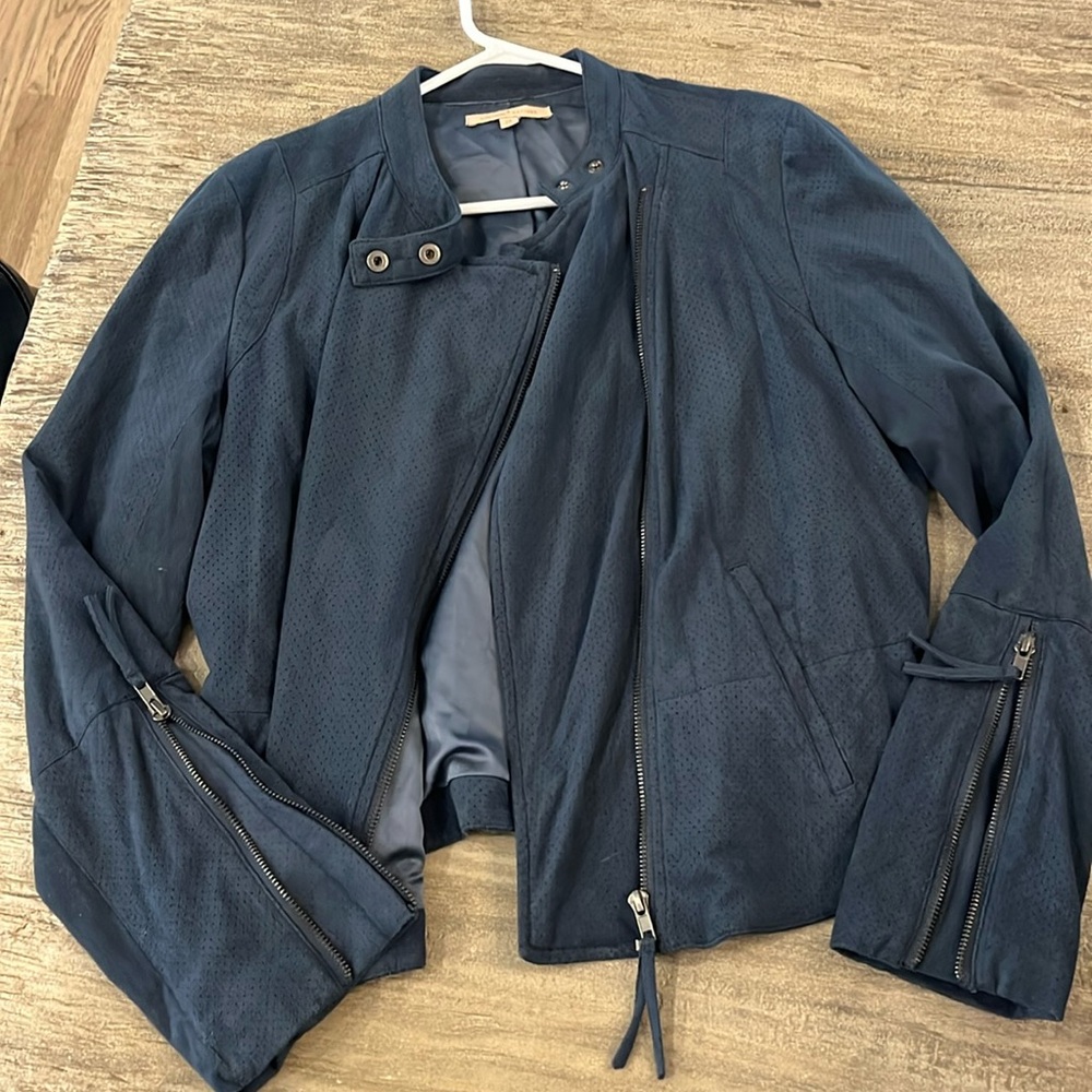 Faux suede jacket